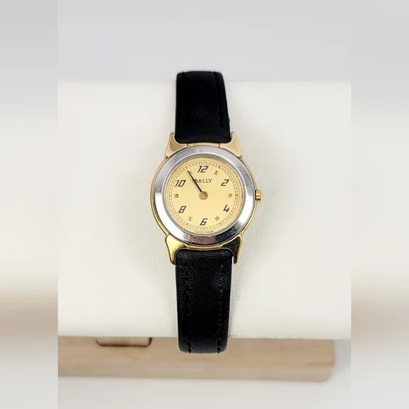 Vintage Bally Swiss Made Women’s Quartz Watch 37008 Gold Two-Tone 13.01 - Picture 2 of 8
